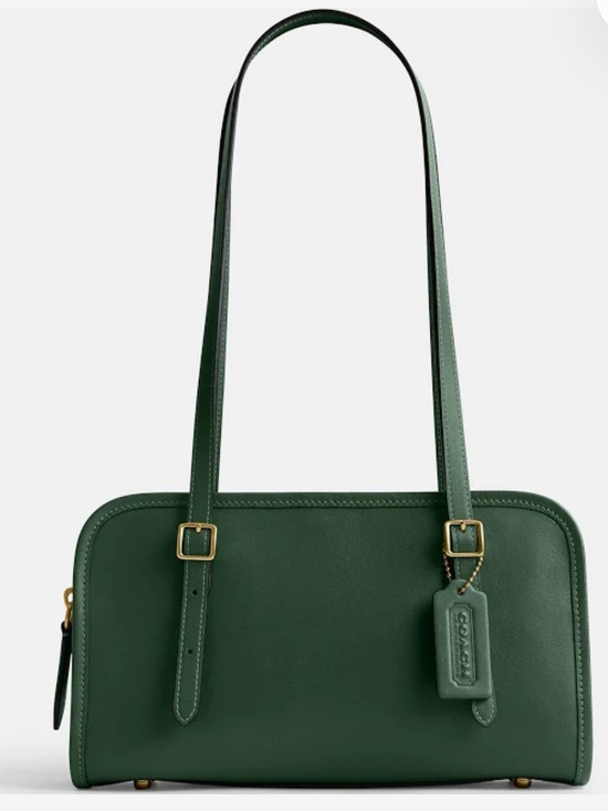 Coach Handbags - Coach Hunter Green Swing Zip Shoulder Bag